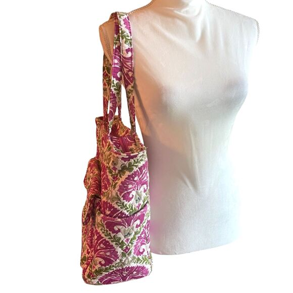 Vera Bradley Retired Julep Tulip Floral Print Tablet Tote Large Travel Work - Picture 9 of 14